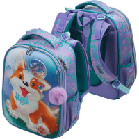 Рюкзак "Choice. Hey Corgi" 38x28x16см, 1000гр, 2 отделения, 2 кармана, брелок 7033324