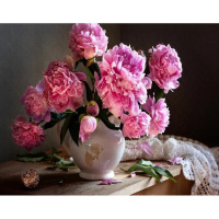 Алмазная мозаика 40х50см "Букет цветов" полная выкладка ZS4727