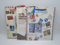 Пакет подарочный "Города" 26х32х10см 3 вида Y3607-16