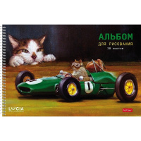 Альбом для рисования А4 30л "Узнай себя!" на спирали перфорация на отрыв, 5 дизайнов 085470