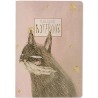 Тетрадь А5 40л клетка "Котофей" прошитый блок матовая ламинация 7-40-001/130