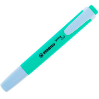 Маркер текстовыделитель "Swing cool" пастельный мятный, клиновидный наконечник, толщина линии 1-4мм