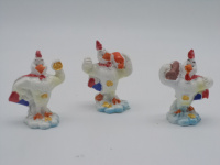 Статуэтка Петух с Российским флагом 6см 4 вида смола Y3645-16