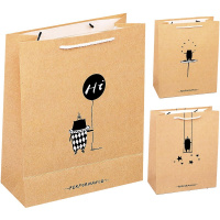 Пакет подарочный "Цирк" 18х23х10см крафт 4 вида QZ5389 Пакет подарочный "Цирк" 18х23х10см крафт 4 вида QZ5389