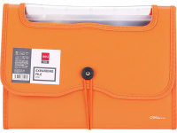 Папка на резинке 7 отделений "Vivid" А4 0,75мм оранжевый E38127