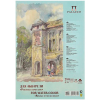 Планшет д/акварели А4 20л 280г/м2 70% хлопок "Романтика старого дома" ПЛ-7409