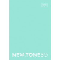 Тетрадь А4 80л клетка "NEWtone Pastel Мята" 80гр/м2 на скобе глянцевая ламинация 060231