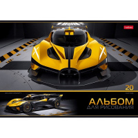Альбом для рисования А4 20л "Автотюнинг" на скобе 5 дизайнов 079712