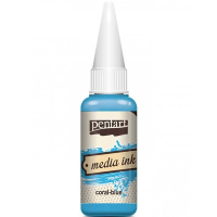 Чернила для декорирования 20мл, синий коралл 21043