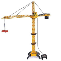 Кран башенный р/у 128х93см пластик (поворот башни, движение) UT0004