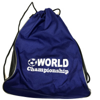 Сумка для сменной обуви "Престиж. World championship" 37x47см 1 отделение синяя СДС-8