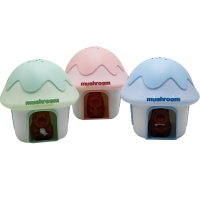 Ночник-проектор "Капибара в домике" 13х13см пластик/пвх, 3 цвета, USB YD5727