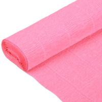 Бумага гофрированная 50х250см 009, розовая Y9144-19