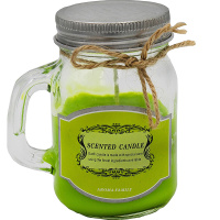 Свеча в подсвечнике ароматизированная 5,5х8,5см 5 цветов Y6405-18