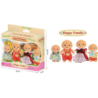 Набор фигурок "Счастливая семья. Собачки" 4шт. 7-8см 2301548/20023