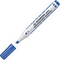 Маркер для белой доски "Plan" синий, клиновидный наконечник, толщина линии 1-5мм 643/41