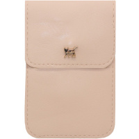 Сумочка 12х18см 2 отделения, искусственная кожа, бежевая SD2272