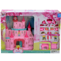 Дом д/куклы "Замок" с аксессуарами (свет, звук), 2 вида 1892762/408