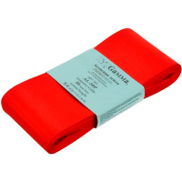 Лента упаковочная атласная 5см х 5,4м красная №026 AL-50P