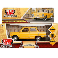 Машина "Запорожец" желтая, инерционная, металл 12см (открывающиеся двери) ZAZ968A-12-YE