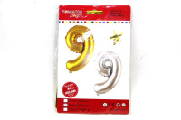 Шар воздушный 80см (32"), Цифра "9" (фольга) Y5692-17