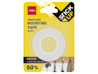 Клейкая лента монтажная 25,4мм х 1,5мм белая EA35011