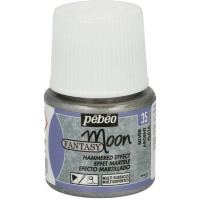 Краска акриловая по стеклу и керамике 45мл под серебро с фактурным эффектом "Fantasy Moon" 167035