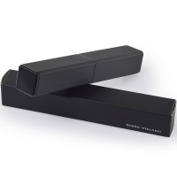 Футляр-туба для ручки прямоугольный, металл, черный 2-665/01