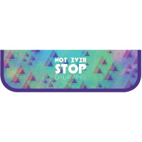 Пенал для кистей "Треугольники" 27х9х3см печать на картоне ФК-4