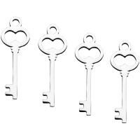 Заготовка д/декор. "Ключик" 7*2,5см 4 шт/уп. дерево Y4913-17