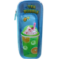 Пенал "Мороженое" 22,5х10х5см прямоугольный, 1 отделение с планкой, пластик, голубой DB23236