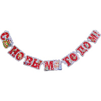 Гирлянда "С Новым годом" 180см картон Y8421-19