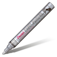 Маркер-краска "Paint" серебряный, алюм.корпус,пулевид.наконечник,толщина линии 4,5мм MMP10-Z
