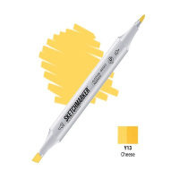 Маркер спиртовой двухсторонний "Sketchmarker" сыр SM-Y13