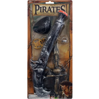 Набор "Пират" 40,5х18х5см 5 предметов, пластик, 2 вида 11295-24