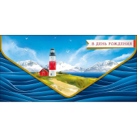 Конверт для денег "В День Рождения" 190х93мм 0216.970