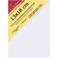 Холст на подрамнике 13х18см 320г/м2, 100% хлопок, мелкое зерно E5311-B-13x18
