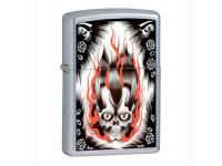 Зажигалка Crusher металл, серая 21 098