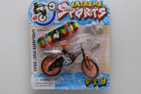 Набор пальчиковый "Фингерборд. Скейтборд и велосипед" пластик 11927-24