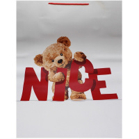 Пакет подарочный "Медведи" 50х72х18см 2 вида Y10480-24