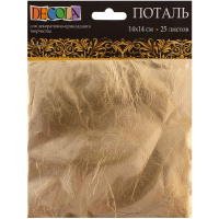 Поталь 14х14см 25 листов золото 2061291388