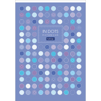 Тетрадь А5 48л в точку "Premium.Нежные тона" на скобе матовая ламинация 48Т5лA9_22080/060359