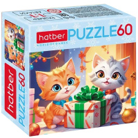 Пазлы 60 эл. "Забавные котики" 23х16,5см 60ПЗ5_32855/089437