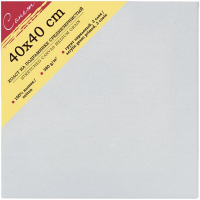 Холст на подрамнике 40х40см 380г/м2, 100% хлопок, среднее зерно E5305-B-40x40 Холст на подрамнике 40х40см 380г/м2, 100% хлопок, среднее зерно E5305-B-40x40