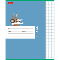 Тетрадь А5 12л клетка "Сами с усами" на скобе 5 дизайнов 12Т5В1/075825