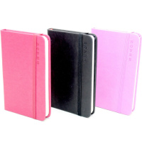 Бизнес-блокнот А6 96л на резинке, линия, обложка 7БЦ софт-тач, 6 цветов 5602-1