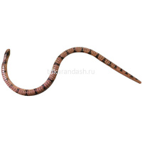 Змея 70х2см гибкая, дерево, коричневая Y10318-24