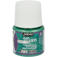 Краска акриловая по стеклу и керамике 45мл изумрудная с фактурным эффектом "Fantasy Moon" 167018