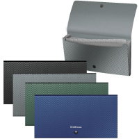 Папка-картотека 12 отделений Check 260*138*25мм "Diamond Original" пластик, ассорти 50433