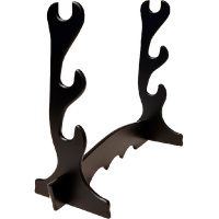 Подставка под 3 самурайских меча (для катаны) настольная 50x39x16см дерево Ц_047